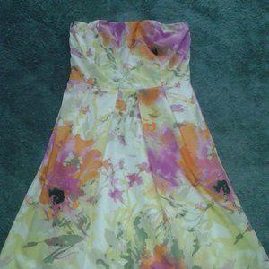 J.Crew Strapless Summer Dress, Size 0